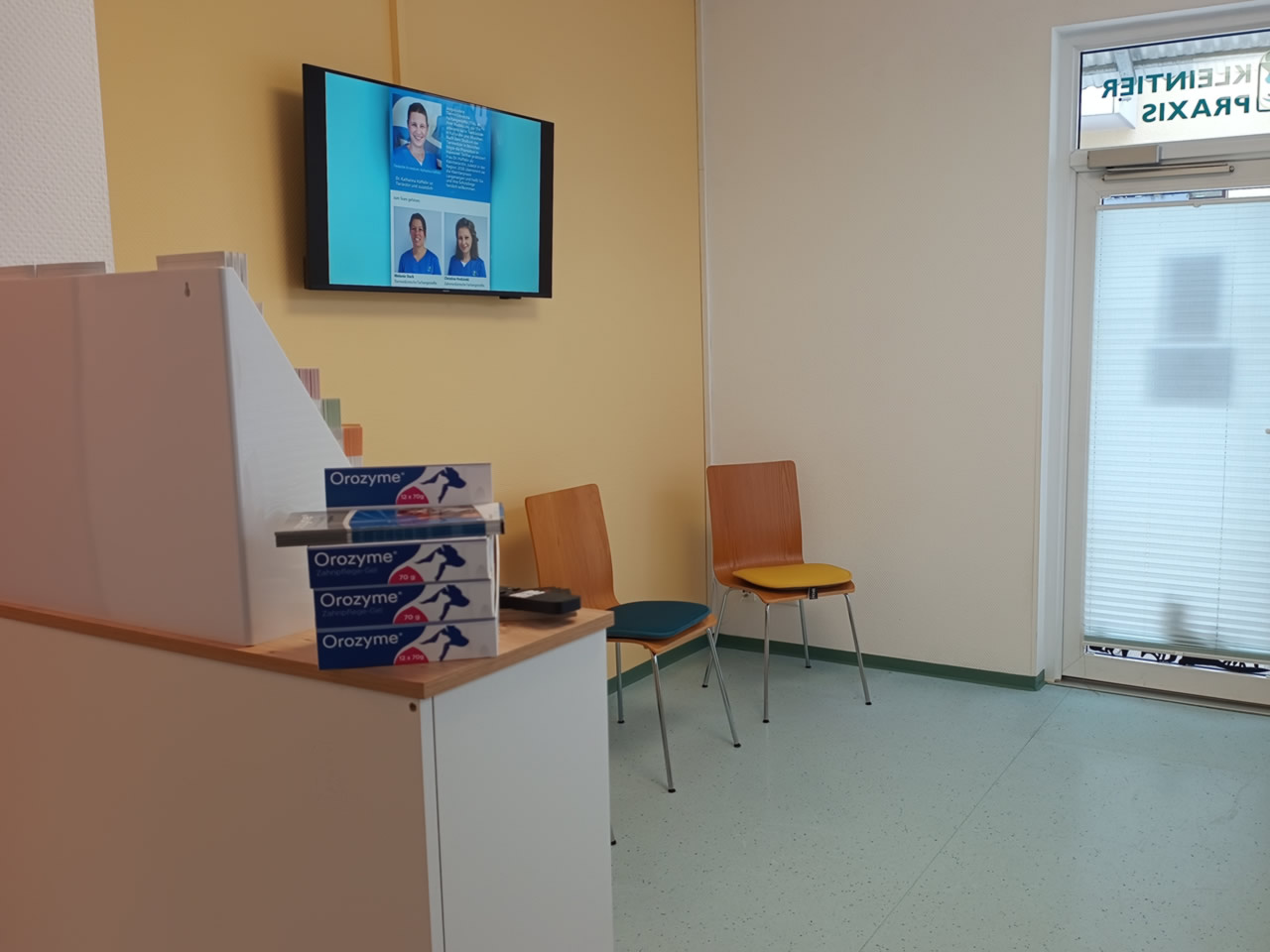 Wartebereich der Praxis